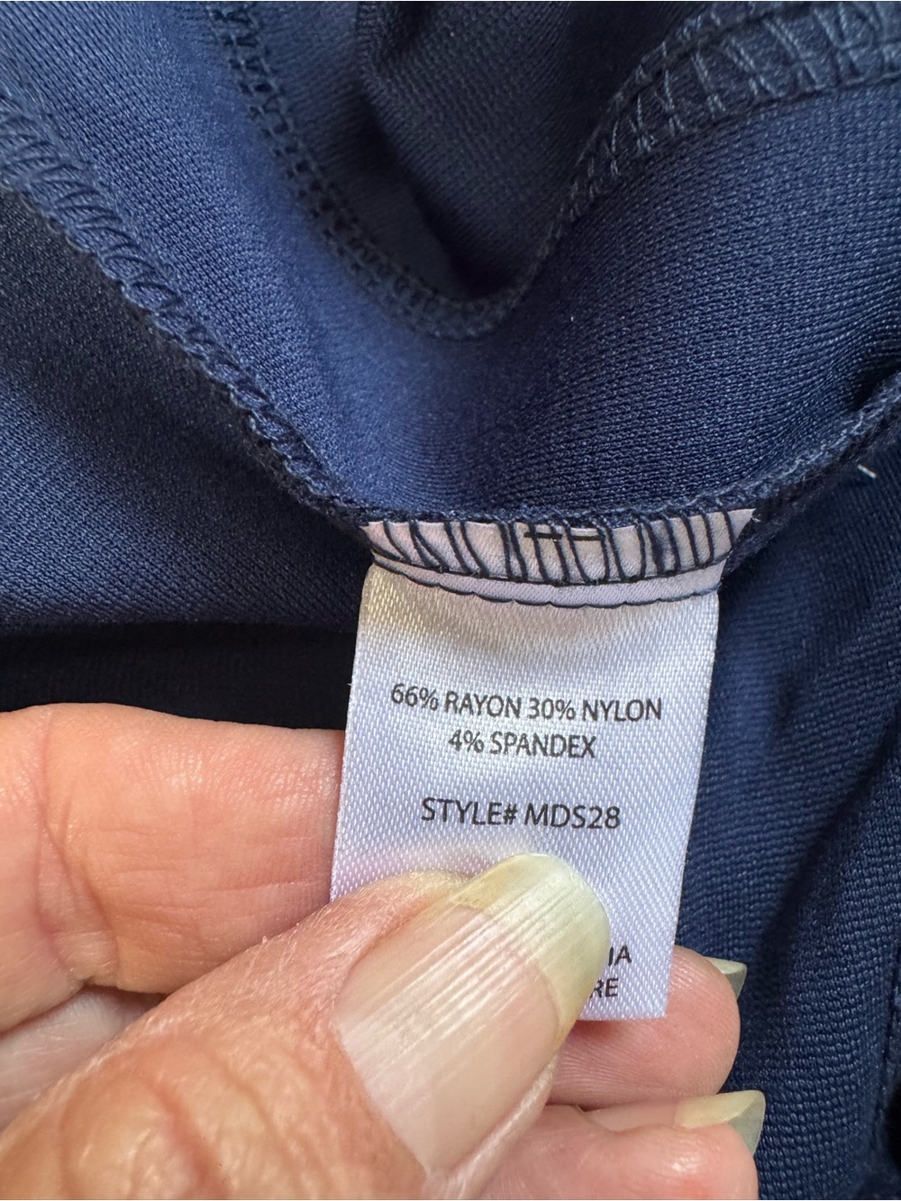 Dear Scarlett Navy Skinny Pants - Picture 7 of 7